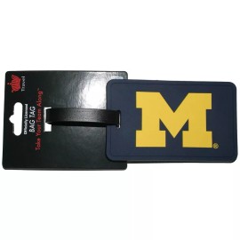 Aminco Michigan Wolverines Soft Luggage/bag Tag