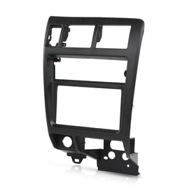 CROSSDESIGN Center Dash Climate Control Radio Bezel Trim Black Compatible with Toyota Tacoma 1998-2004