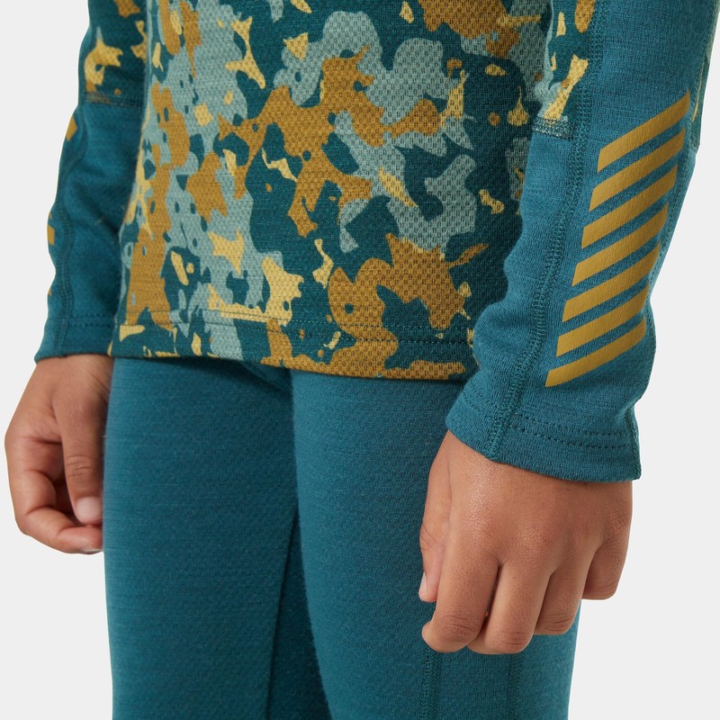 Helly Hansen Unisex Children's Jr Graphic Lifa Merino Set Base