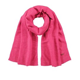 Barts Witzia Fine Knit Winter Scarf, hot pink