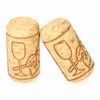 100pcs/set Wine Bottle Stopper 40*21mm Set of 100pcs Red Wine