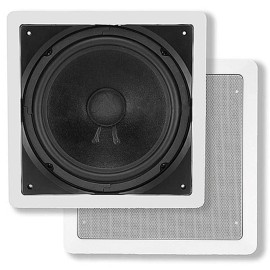 Universal 200W 10" In Wall Subwoofer Passive Stereo Audio Speaker Home Theater Cinema