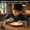 Apacal Cordless LED Engraving Pen, 3‑Speed Rechargeable Engraver, 30‑Bit DIY