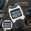 50m Waterproof Sports Watch LED Night Light Calendar Alarm Multifunctional