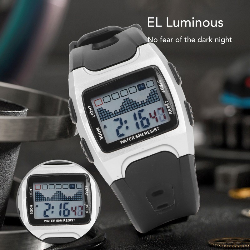 50m Waterproof Sports Watch LED Night Light Calendar Alarm Multifunctional