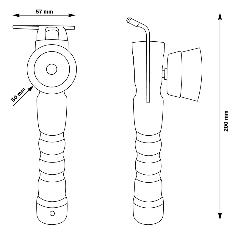 Peers Versandhandel Mid Size Hoof Pick (Medium, Grey)