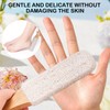 2PCS Pumice Stone for Feet White Pumice Stone Double Sided