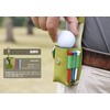 Handy Picks Golf Ball Case Golf Ball Pouch for 2 Balls, Premium Synthetic Leather, Lightweight, Anti-Scratch, Magnetic Golf Green Fork
