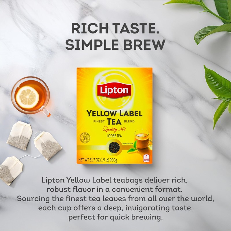 Lipton Yellow Label Finest Blend | Loose Black Tea |