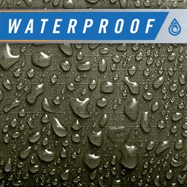 AquaQuest Safari Camping Tarp - Lightweight Durable Rain Fly - Waterproof Camping Essentials for Hiking, Backpacking & Hammock, 10 x 10 ft, Woodland Camo