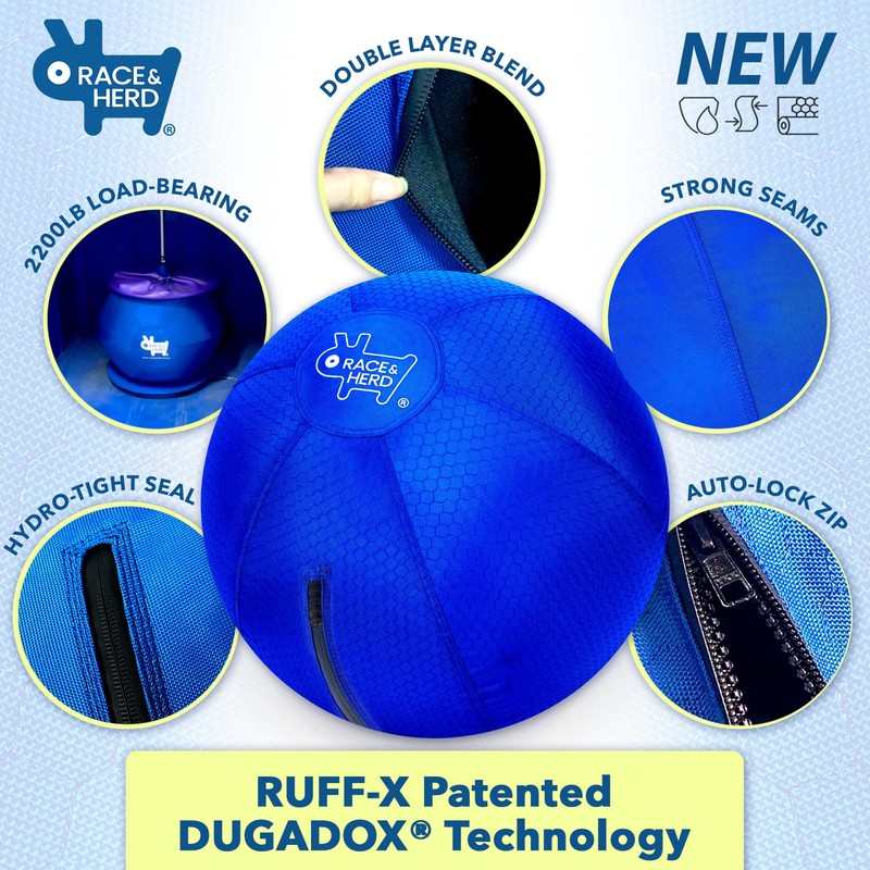 Race&Herd Original 22" Herding Ball for Dogs - Training Toy