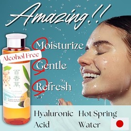 Hyakkaso Japan - Tónico Facial Con Ácido Hialurónico, Cuidado Natural De La Piel, Ácido Hialurónico Y Hierbas, Uso Diario Y Cuidado Del Acné, Orgánico