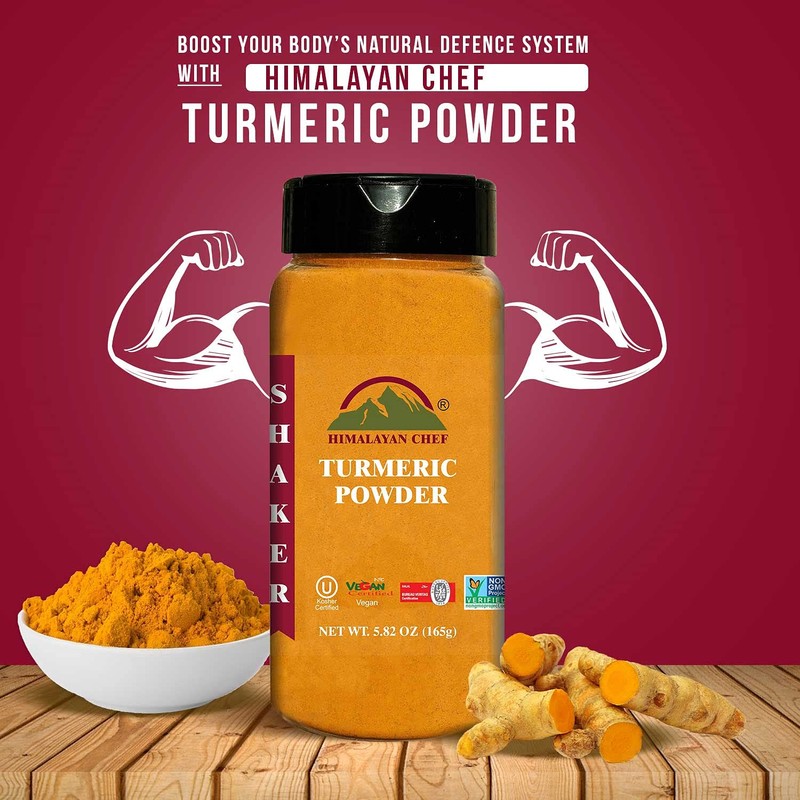 Himalayan Chef Turmeric Powder Shaker-5.82 Oz
