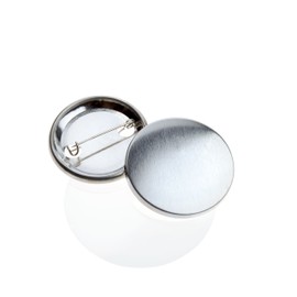 Button Blanks 38 mm (Pack of 100) for Badgematic Button Machine with Safety Pin