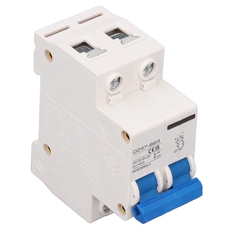 2P Photovoltaic DC Circuit Breaker High Sensitivity Overload Protection Switch