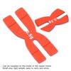 POWERTI 5pcs 0.5g Tennis Badminton Racket Weight Balance Strips Silicone