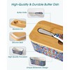 vancasso SIMI Butter Dish with Lid, 6.5" Large Butter Dish
