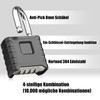 4-Digit Heavy Combination Lock, Diyife 52 mm Padlock with 8