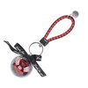 Eternal Flower Keyring Beautiful Rose Pendant Handmade Preserved Keychain for