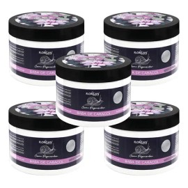 5 Crema Baba De Caracol Colageno Elastina Original Florigan                                                                                           