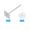 PATIKIL 3.2 Inch Perforated Insulation Pins with Round Washers, 40
