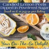 Perle di Sole Candied Lemon Peels Sugar Coated - Italian