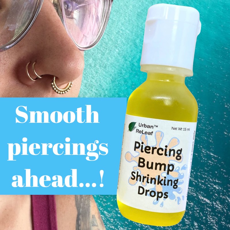 Urban ReLeaf Piercing Bump Shrinking Drops! Keloid Bumps Gentle Effective