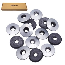 SKIR'CO (Pack of 600) Zinc Plated M14 Washers with EPDM Rubber Bonded Sealing Washers Round Metal Washer (600, M14)