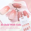 EternalClassic Coffin Press On Nails Medium Nude Pink Ombre Fake