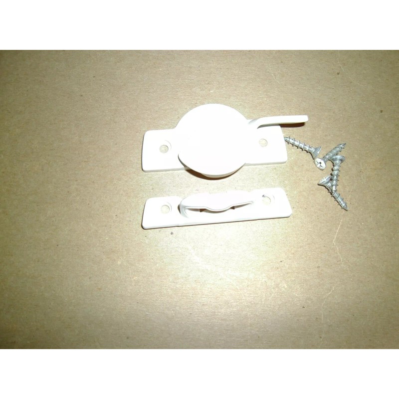 Andersen Window Lock,Die Cast,1-15/16" Die cast White Enamel