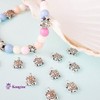 Double-hole antique turtle, high-end metal casting, metal decoration, metal charm, accessory, hardware, keyring, brooch, DIY / 양구멍 엔틱 거북이 고급 메탈 캐스팅 금속 장식 금속참 액세서리 부자재 키링 브로치 diy