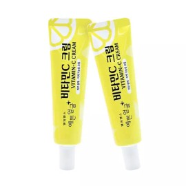 Pretty Face 예쁜얼굴 비타민C 크림 25g 피부 광채 미백 기능성 크림 10개 Pretty Face Vitamin C Cream 25g Skin Radiance Whitening Functional Cream 10 pcs