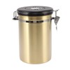 Sealed Sealed Coffee Canister 304 Stainless Steel Coffee Storage Tank
