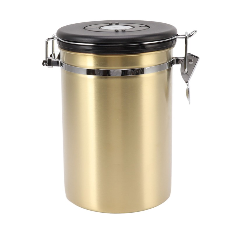 Sealed Sealed Coffee Canister 304 Stainless Steel Coffee Storage Tank
