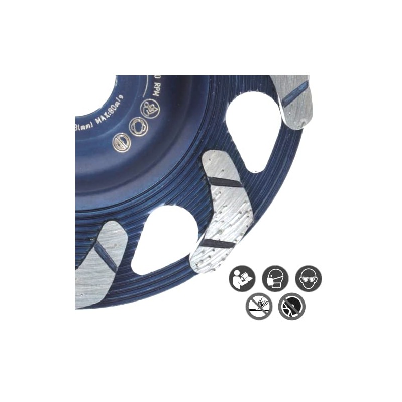 PRODIAMANT Diamond Grinding Disc 125 mm Concrete Universal ST49 ProfiPlus