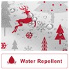 TYLCLTX Christmas Shower Curtain for Bathroom Reindeer Xmas Christmas Tree