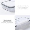 USHXVG 1 Piece of White Garbage Rack with Lid and