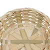 KOHAND 15 Pack Round Gift Baskets, 6.7x2.3 Inch Small Bamboo