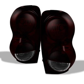 ACANII - For Red Smoke 2004-2009 Dodge Durango Tail Lights Brake Lamps Replacement Left+Right
