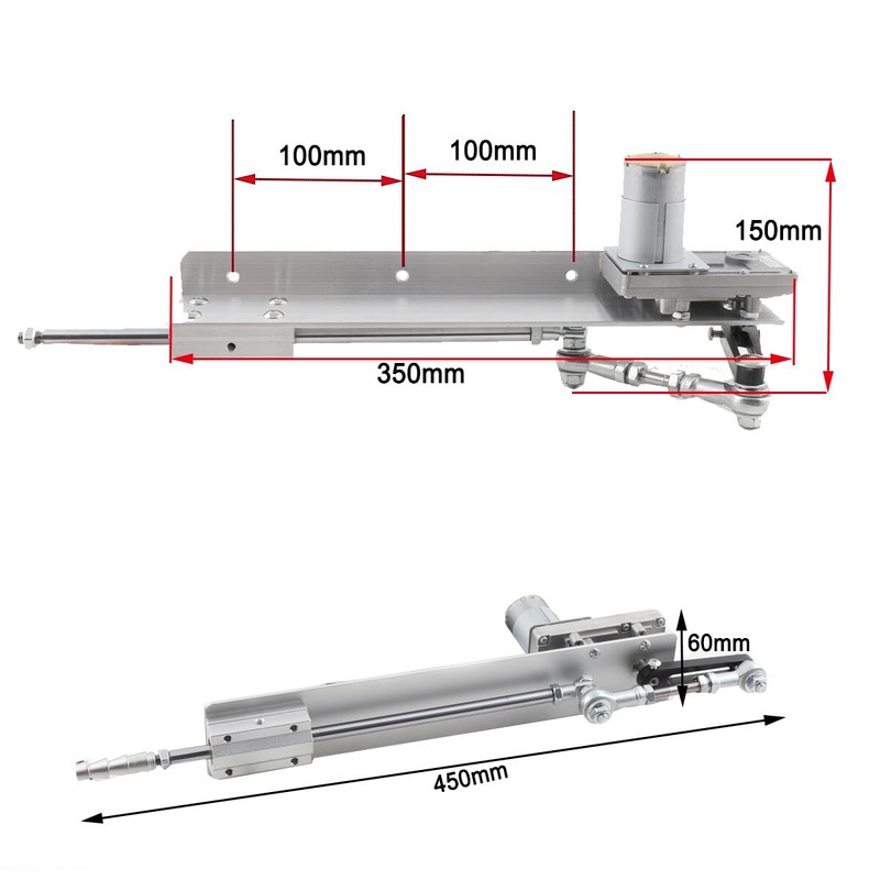 SUDEG DIY Reciprocating Cycle Linear Actuator,Mini Linear Electric Actuator,Stroke 30mm-150mm