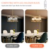 Majhoiw Modern Gold Chandeliers for Dining Room Over Table, Farmhouse