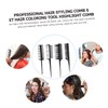 Baluue 4pcs Hair Styling Comb Set Professional Dye Combs Hooks