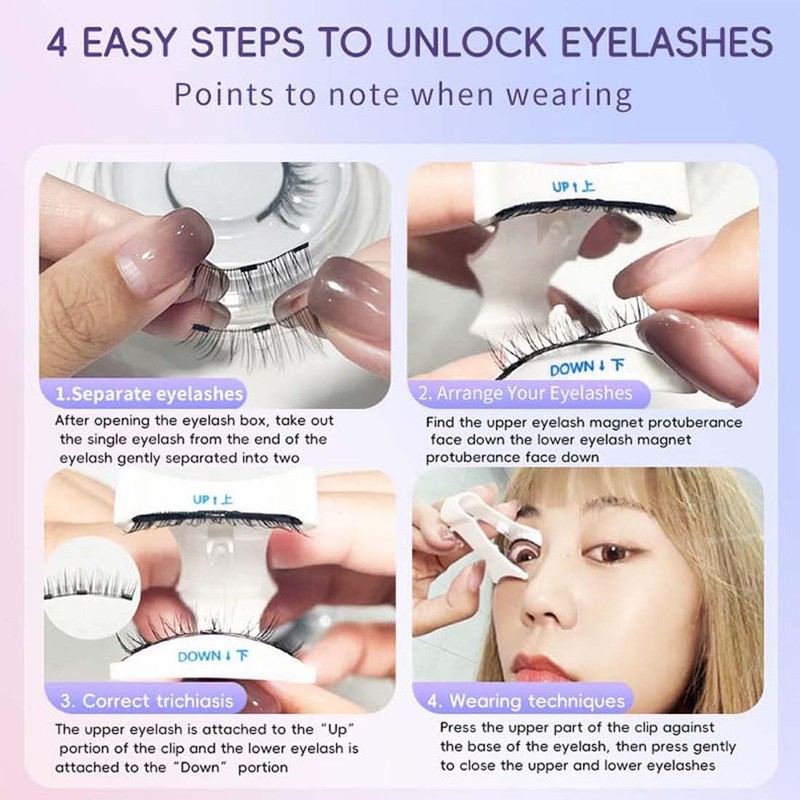 EZGHAR Enjuvie Magnetic Eyelashes, Magnetic Eyelashes with Applicator, 2024 New