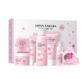 Sakura Skin Care Sets & Kits, Girls Pamper Set, Face Care Sets For Women, Teenage Girls Gifts - Japanese Skincare (500g, Saruka)