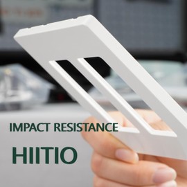 HIITIO Wall Plates, Outlet Covers Wall Plate, Screwless Wall Plate Cover, Lider Outlet Cover, Wall Plates for Electrical Outlets, UL listed