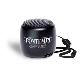Bontempi | Mini Lautsprecher Wireless Farbe Schwarz, Einfache und Schnelle Drahtlose Verbindung, Ideal für Partys und Kinder, 300x200x195mm