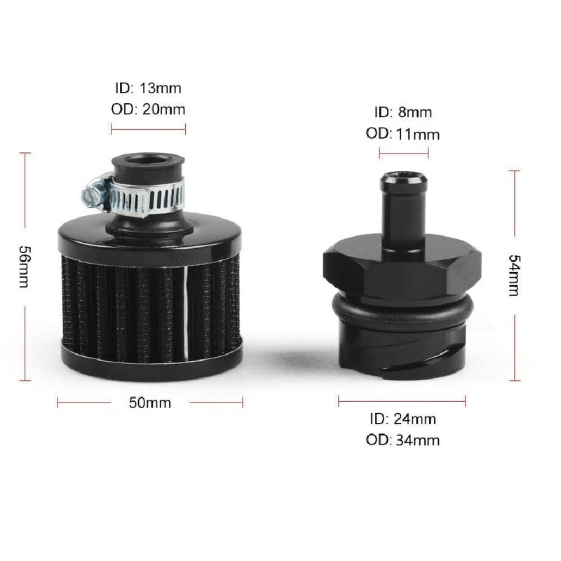 LS Swap Valve Cover Adapter Oil Cap With Breather Air