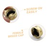 BESPORTBLE 2pcs Garden Hose Cap Female Connector Leakproof Hose Stopper