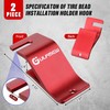 Gulfmew Motorcycle Tire Changing Tool Kit, Double Hole, Blue &