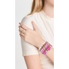 Pychee Summer Surfer Heishi Bracelet Set for Women Stackable Gold